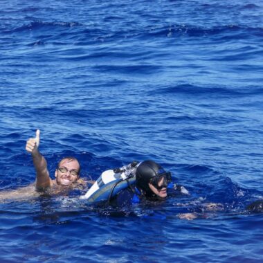 Olympic athlete Gregorio Paltrinieri in a mission with Arena and Healthy Seas